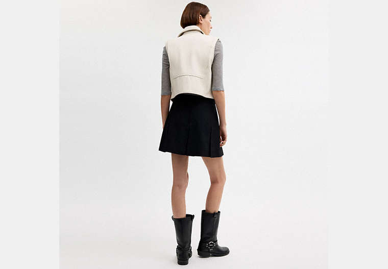 Leather Moto Vest