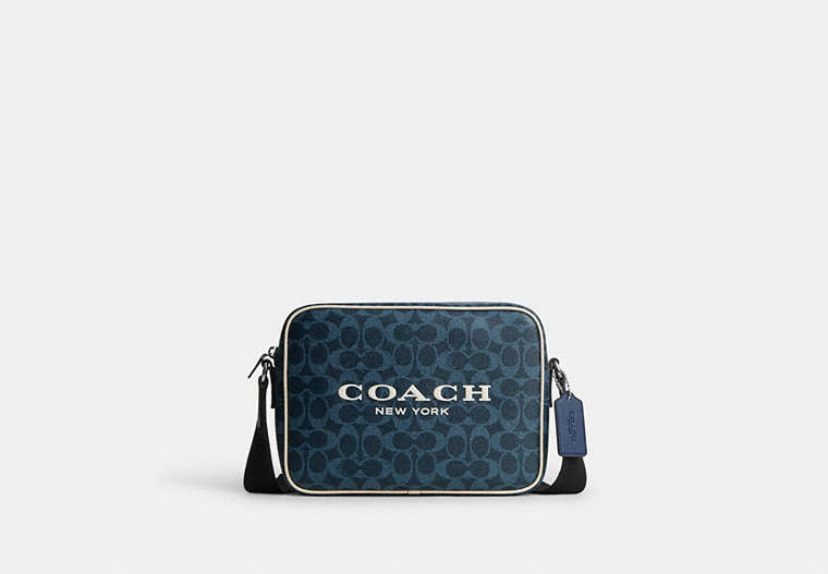 Colton Crossbody Bag 25 In Signature Canvas With Coach Graphic