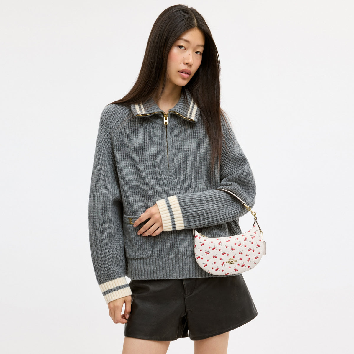Mini Payton Bag With Cherry Print