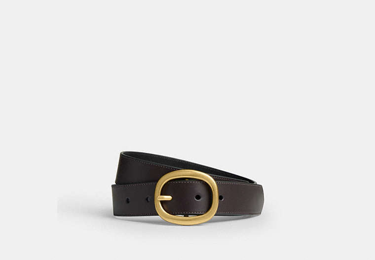 Oval Buckle Belt, 32 Mm