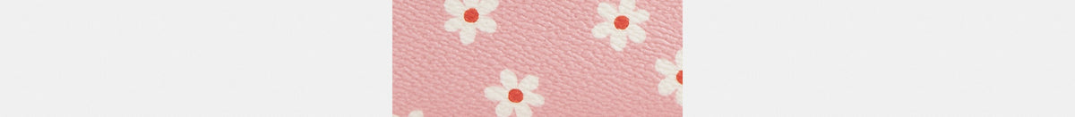 Medium Corner Zip Wallet With Floral Print