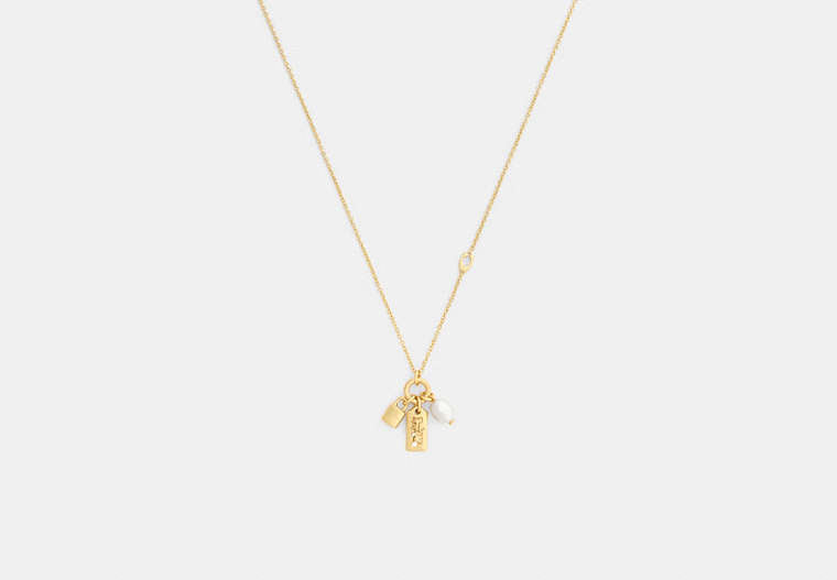 Pearl Charm Pendant Necklace