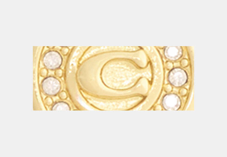 Signature Pavé Coin Slider Bracelet