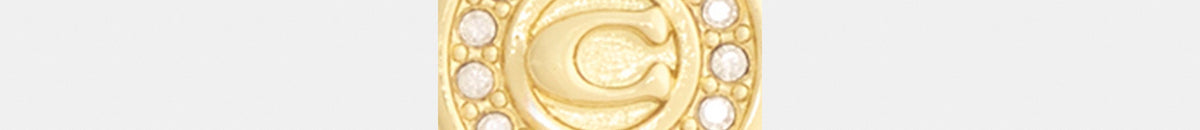 Signature Pavé Coin Slider Bracelet