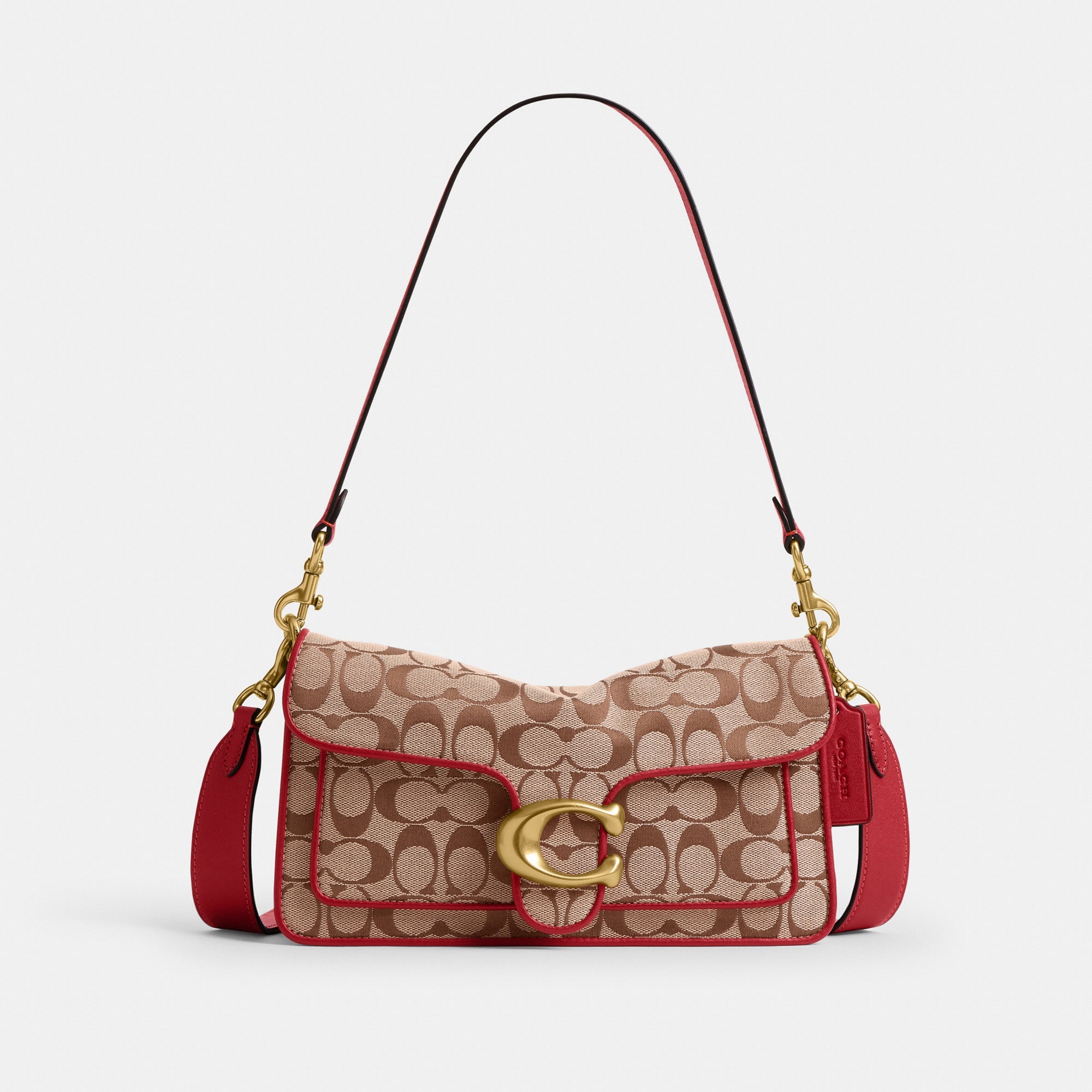 Tabby Shoulder Bag 26 In Signature Jacquard