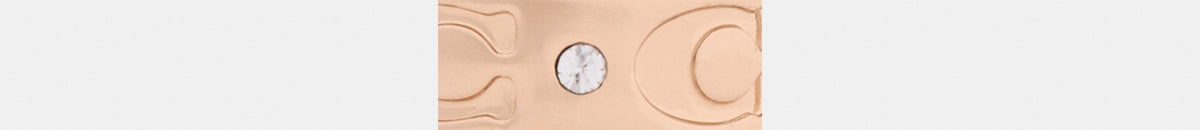 Repeated C Huggie Earrings