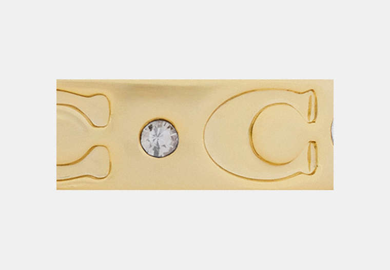 Repeated C Hinged Bangle