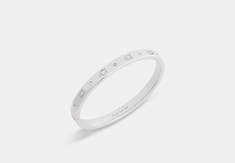 Repeated C Hinged Bangle