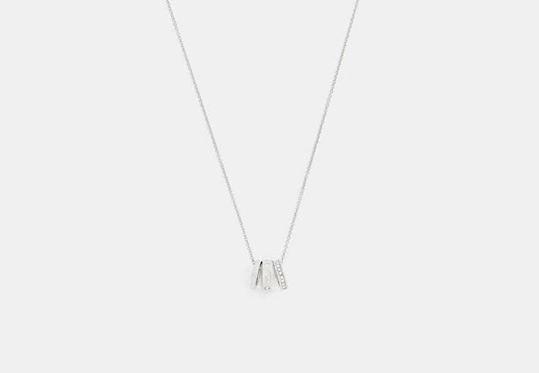 Repeated C Rondelle Necklace
