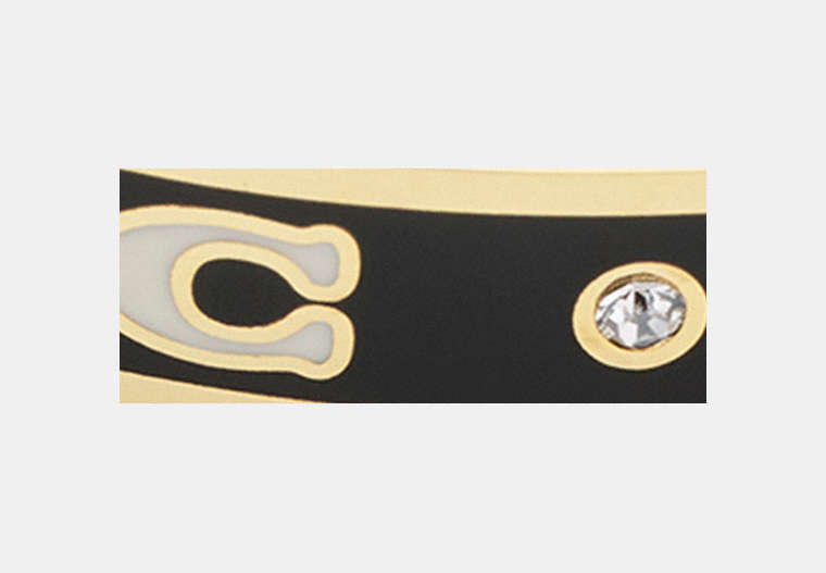 Repeated C Hinged Bangle
