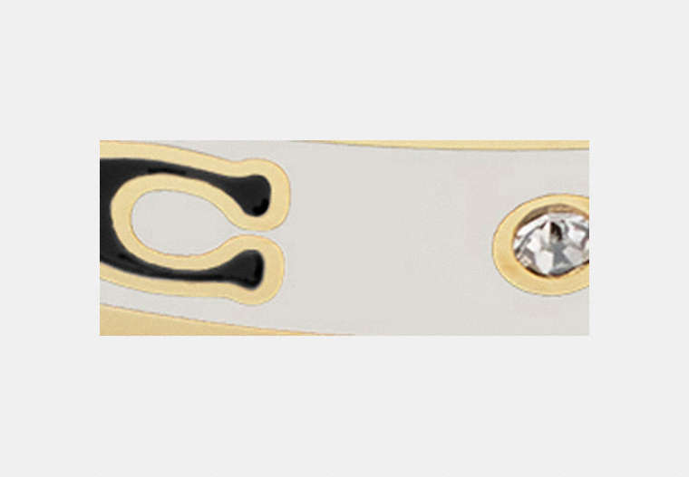 Repeated C Hinged Bangle