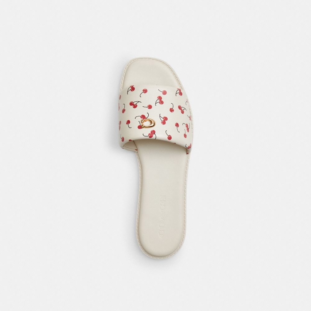 Holly Sandal With Cherry Print