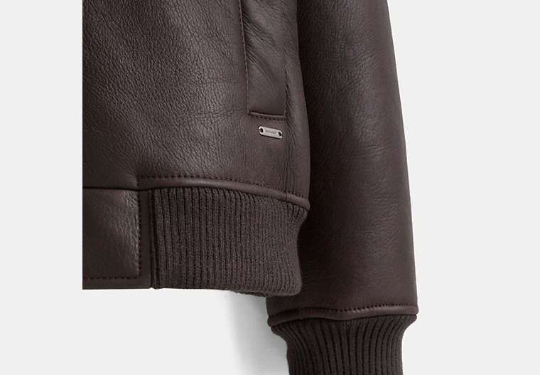 Restored Shearling Bomber