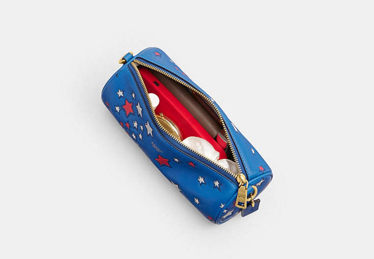 Barrel Bag With Americana Star Print