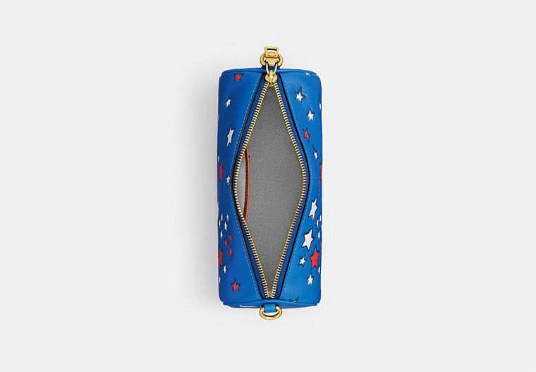 Barrel Bag With Americana Star Print