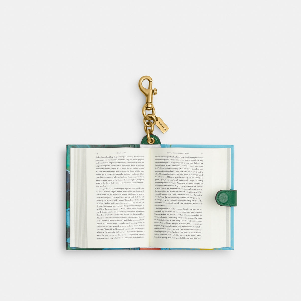 Little Fires Everywhere By Celeste Ng Book Bag Charm