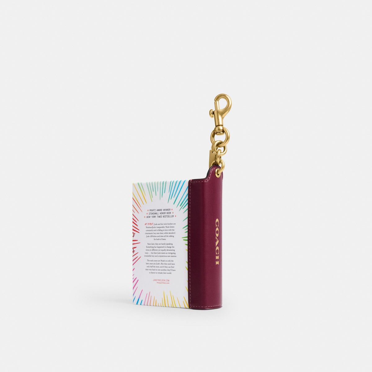 I'll Give You The Sun By Jandy Nelson Book Bag Charm
