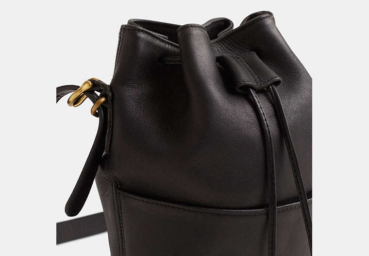 Vintage Equestrian Drawstring Bag