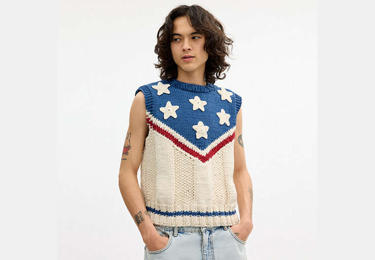 American Star Sweater Vest