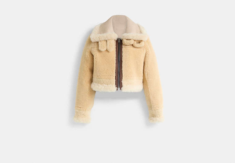 Restored All Over Shearling Shrunken Aviator