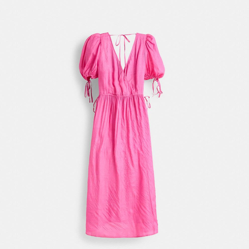 Restored Long Dress With Ties