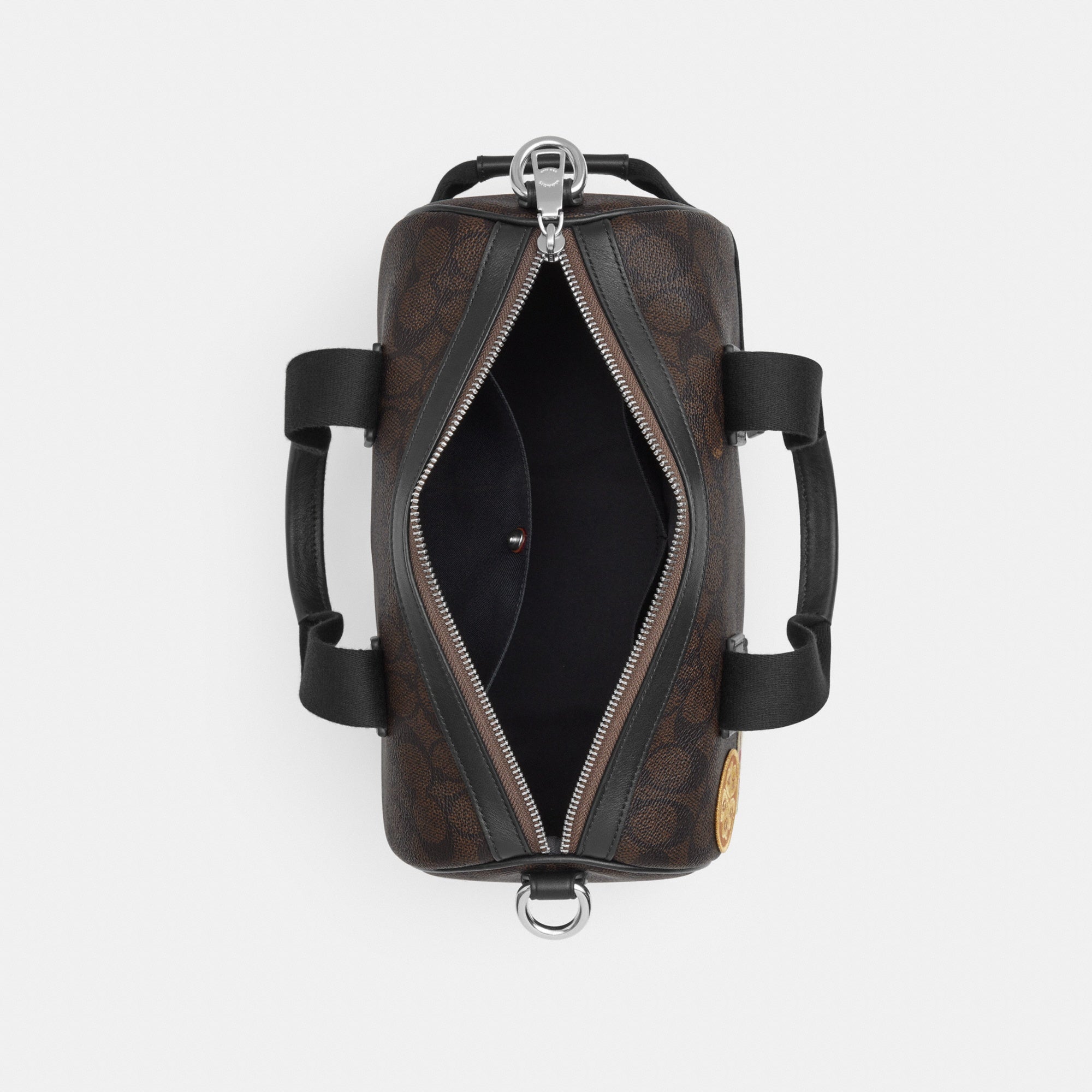 Explorer Duffle Bag 28 In Signature Canvas With Patches