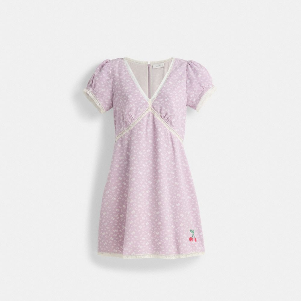 Restored Floral V-Neck Dress