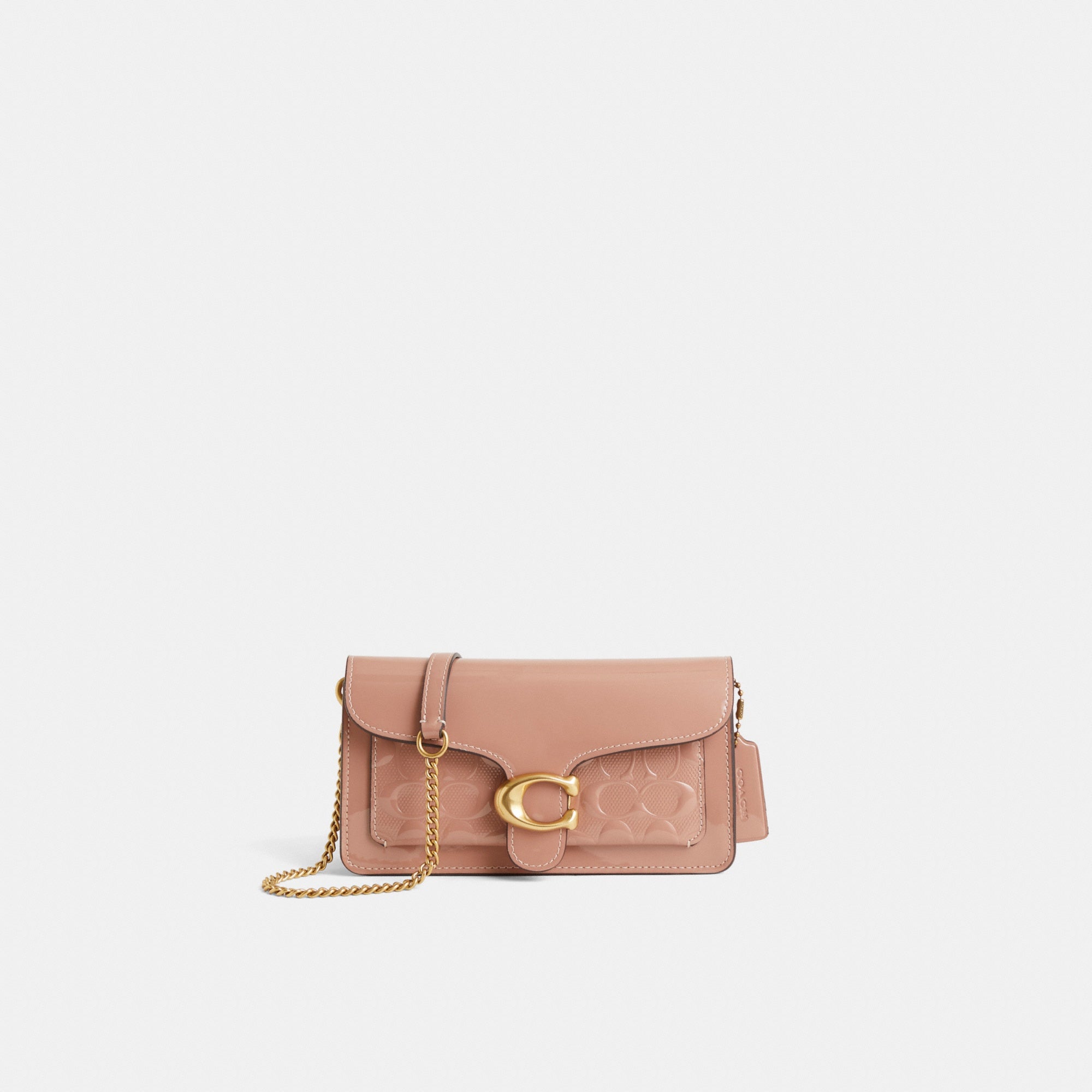 Restored Tabby Chain Clutch In Signature Leather