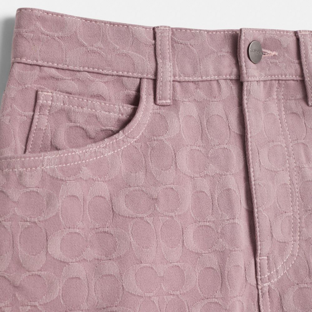 Restored Signature Denim Shorts