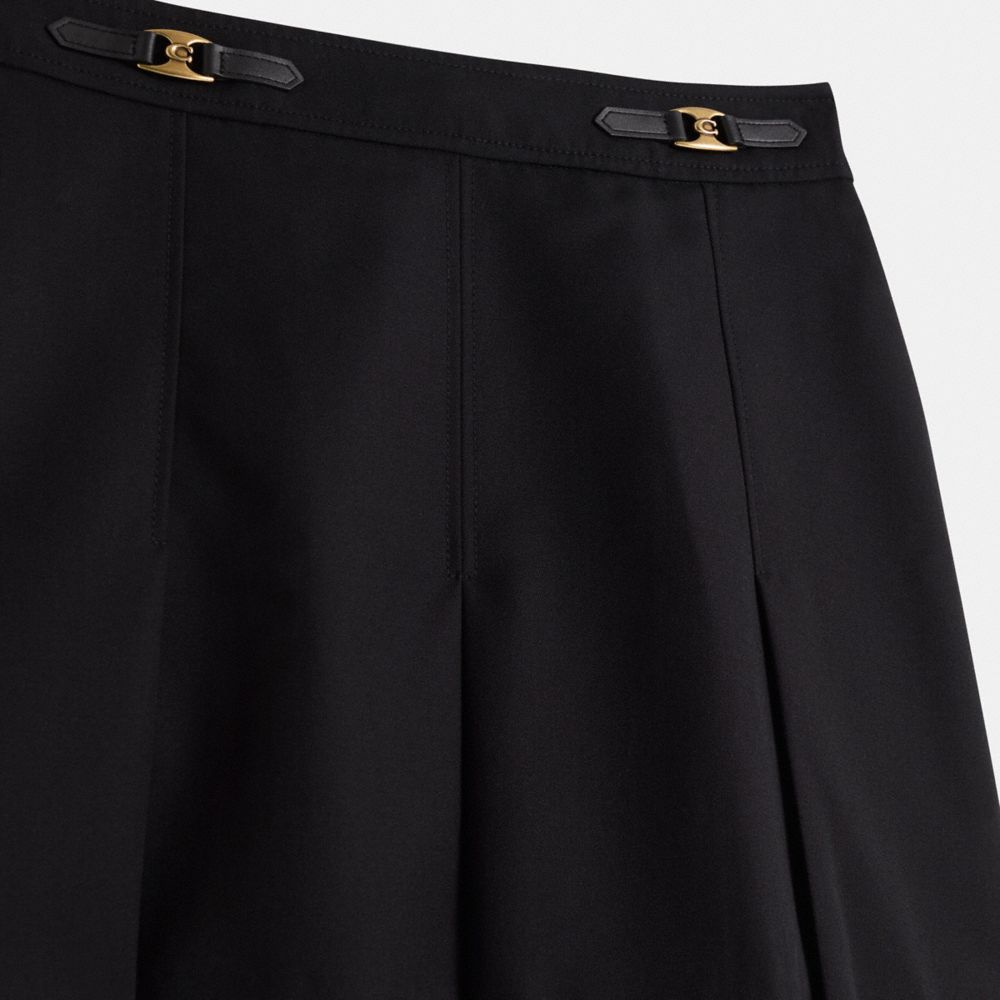Restored Heritage C Pleated Mini Skirt