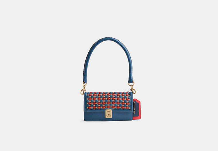 Reloved Hutton Clutch With Weaving