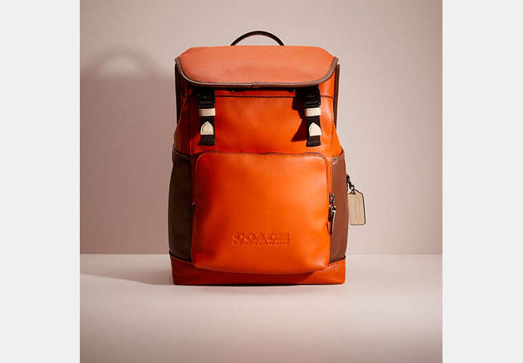 Restored League Flap Backpack In Colorblock