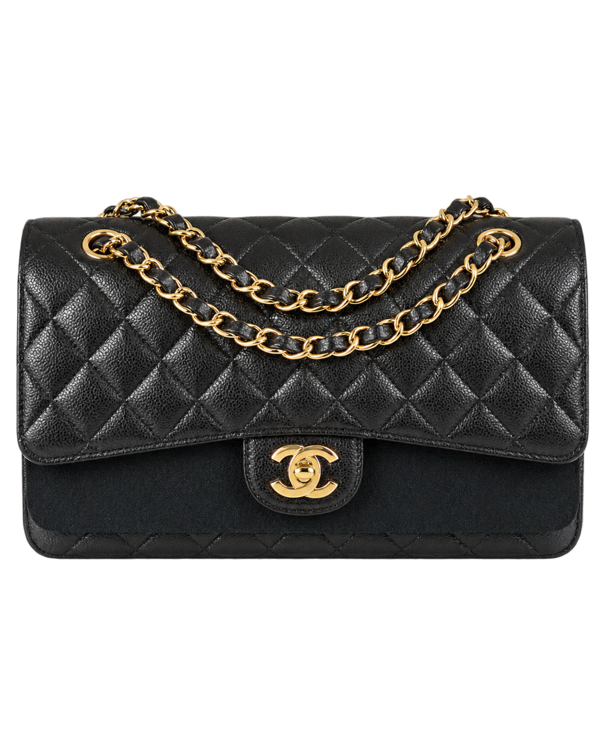 Chanel Black Caviar Medium Classic Double Flap Bag