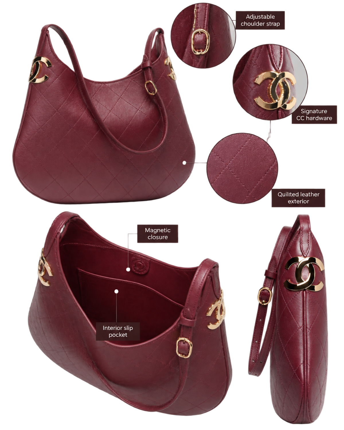 Chanel Hobo Handbag