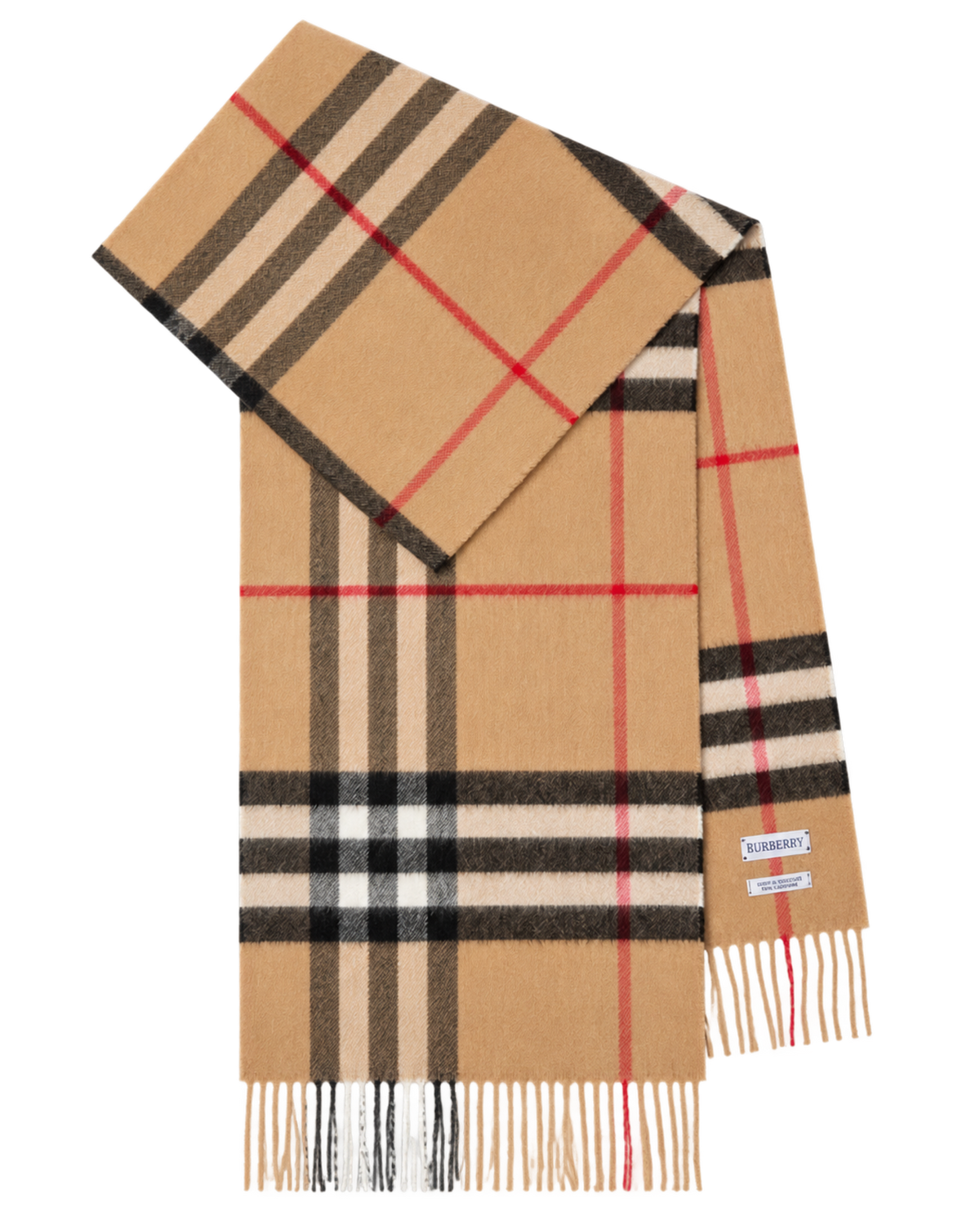 Check Cashmere Scarf