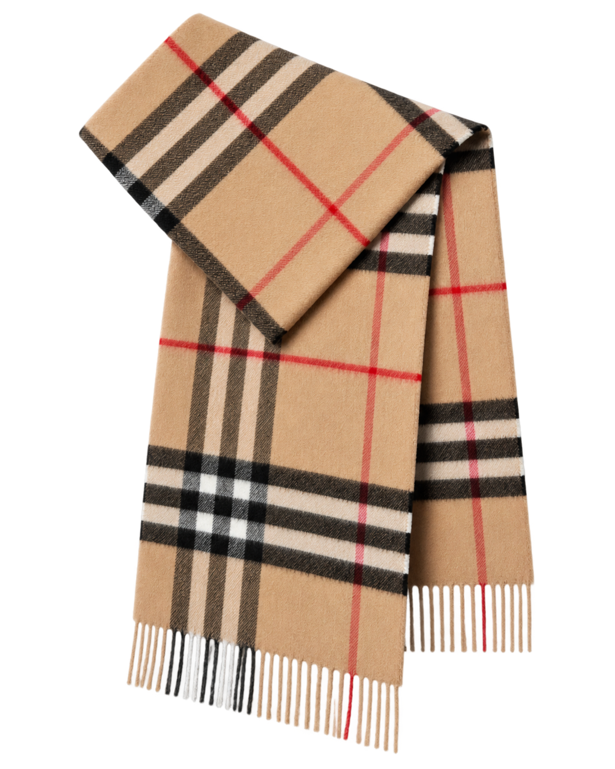 Check Cashmere Scarf