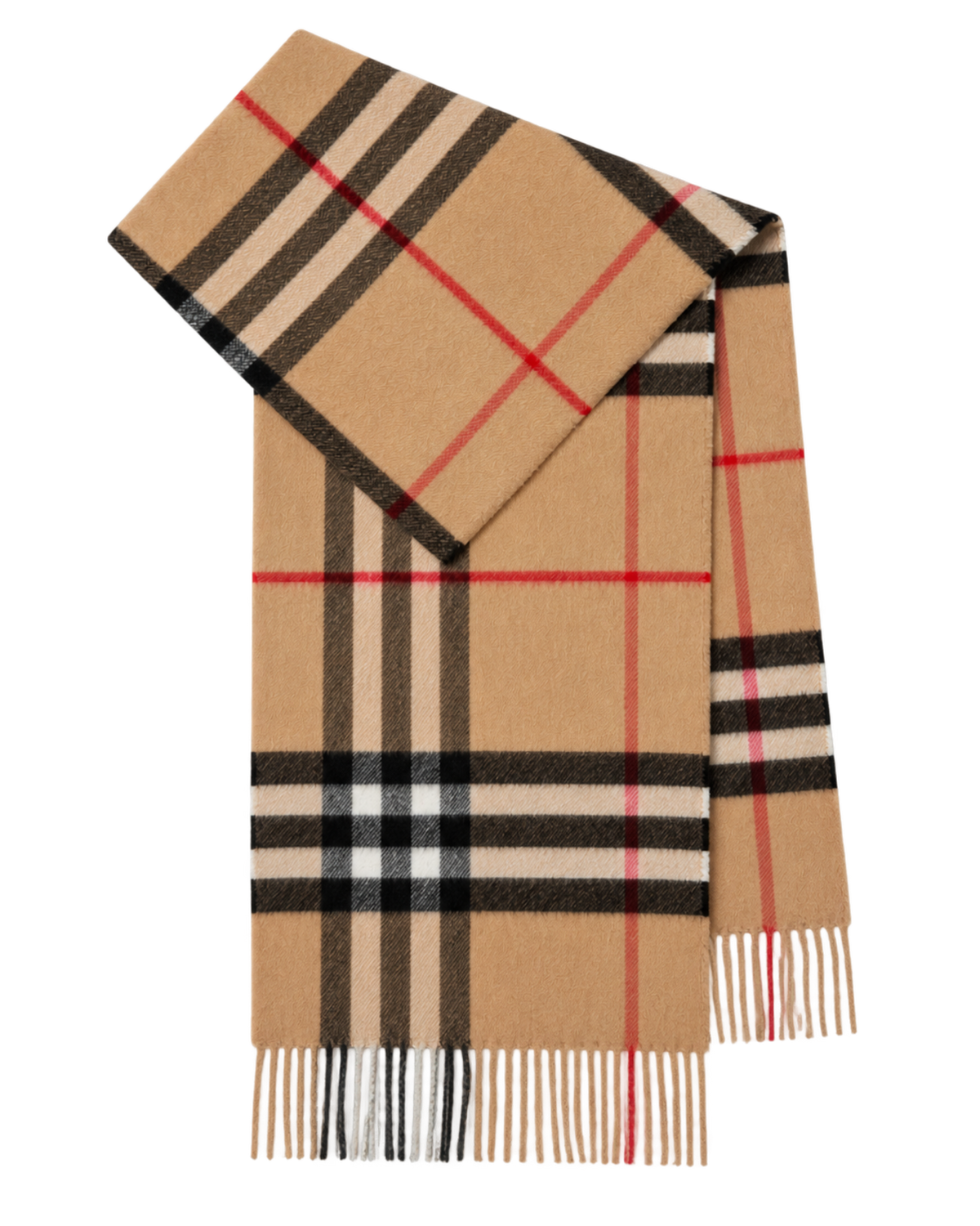 Check Cashmere Scarf