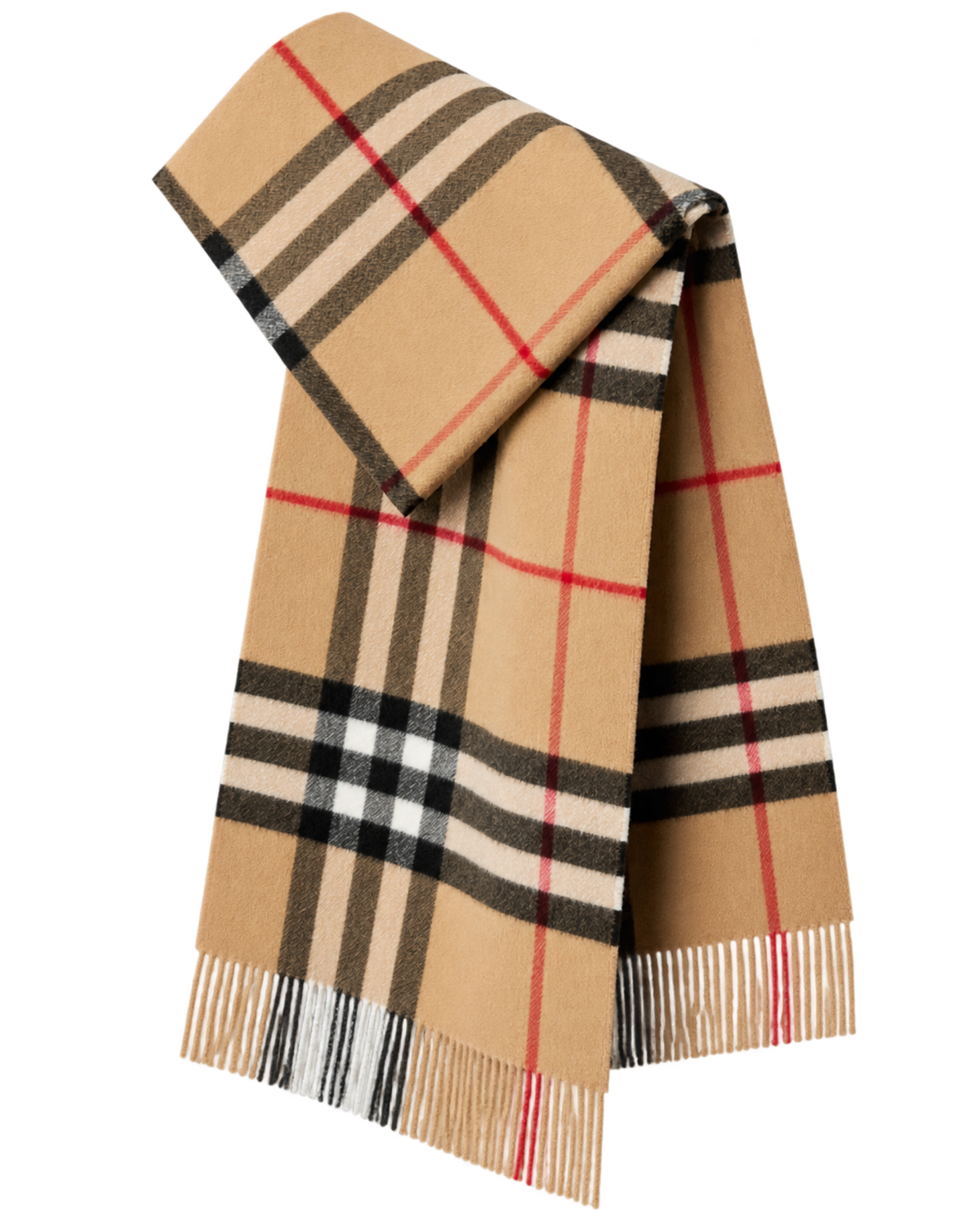 Check Cashmere Scarf