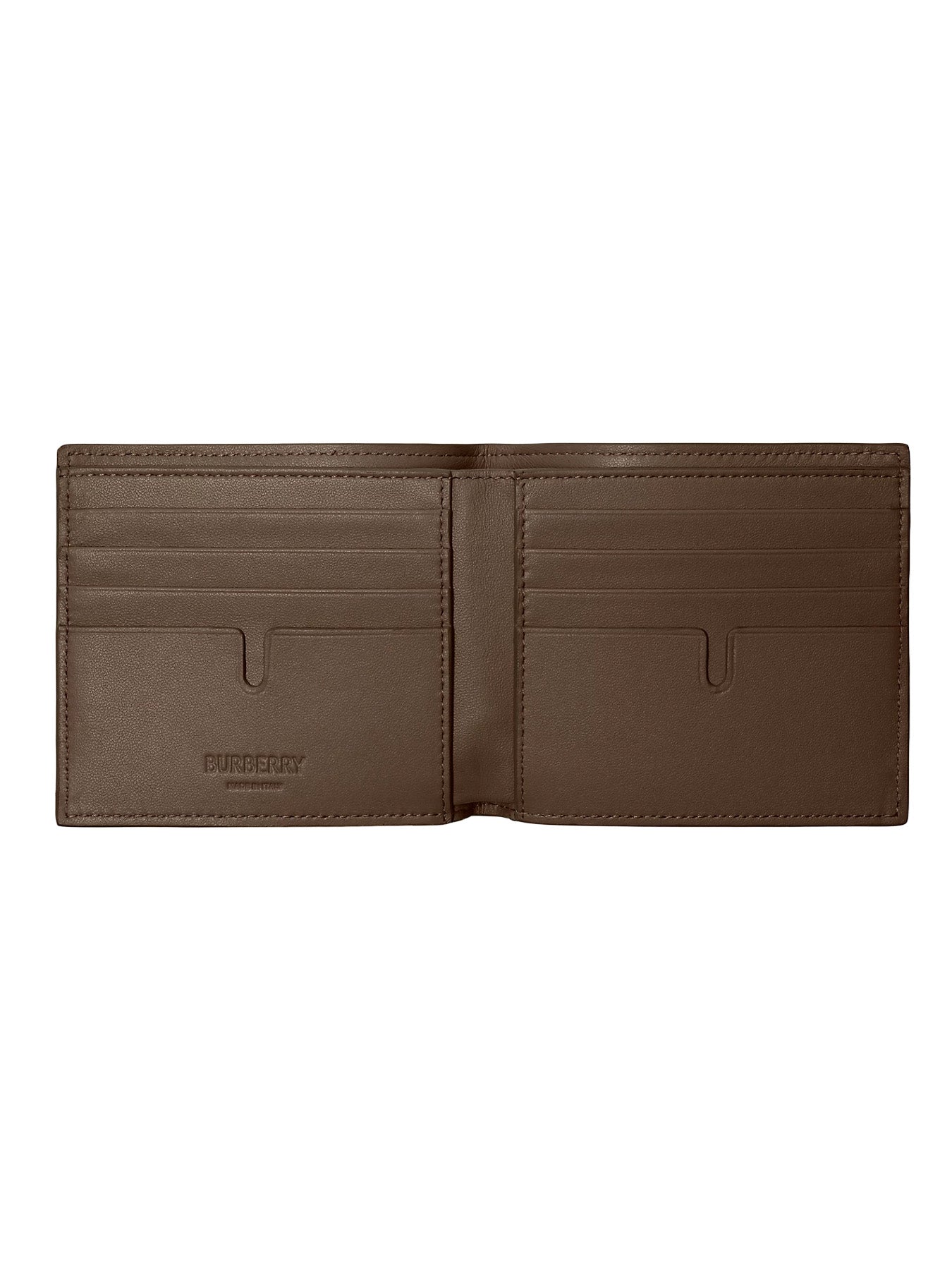 Burberry Check Bifold Wallet in Sand