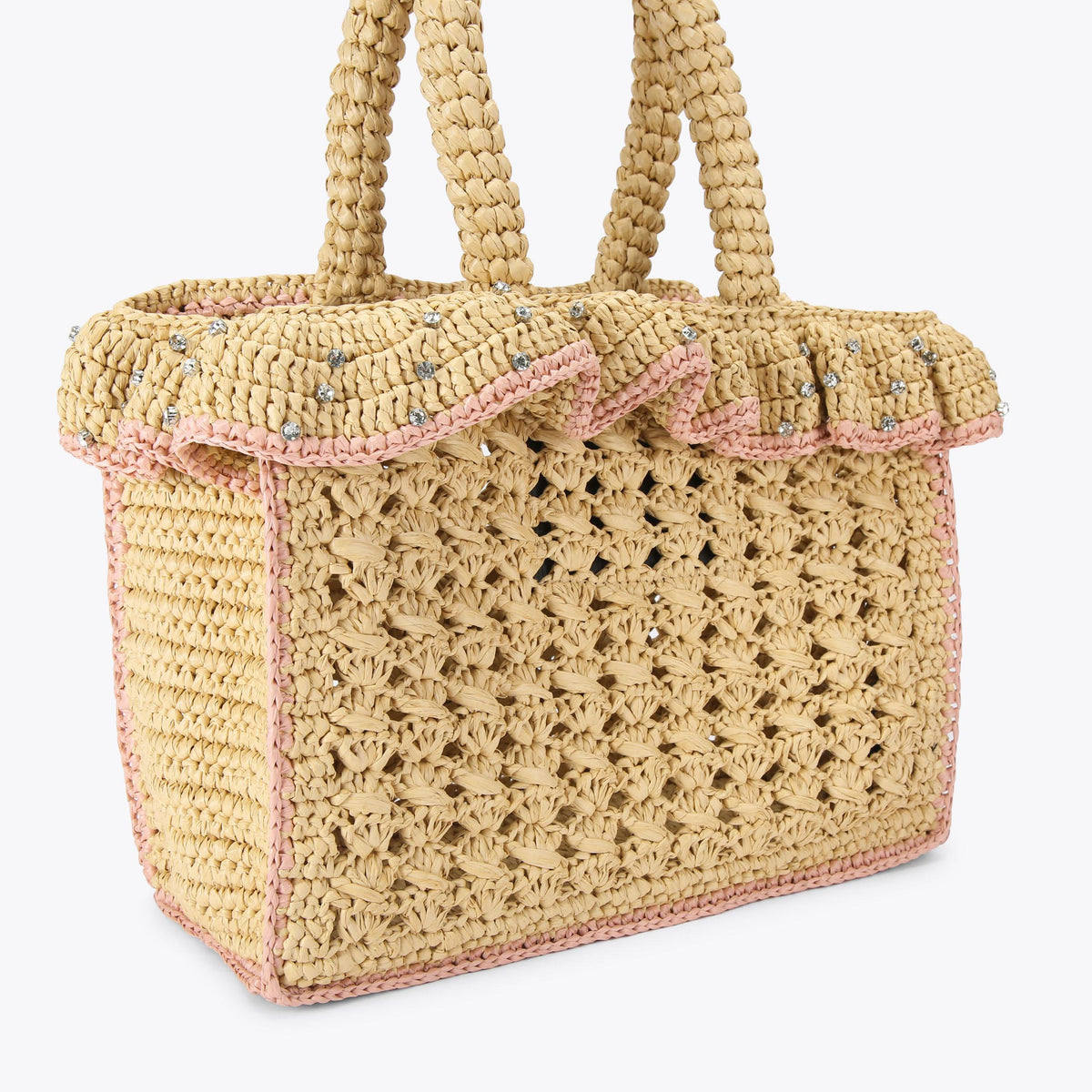 Chelsea Ruffle Tote Bag