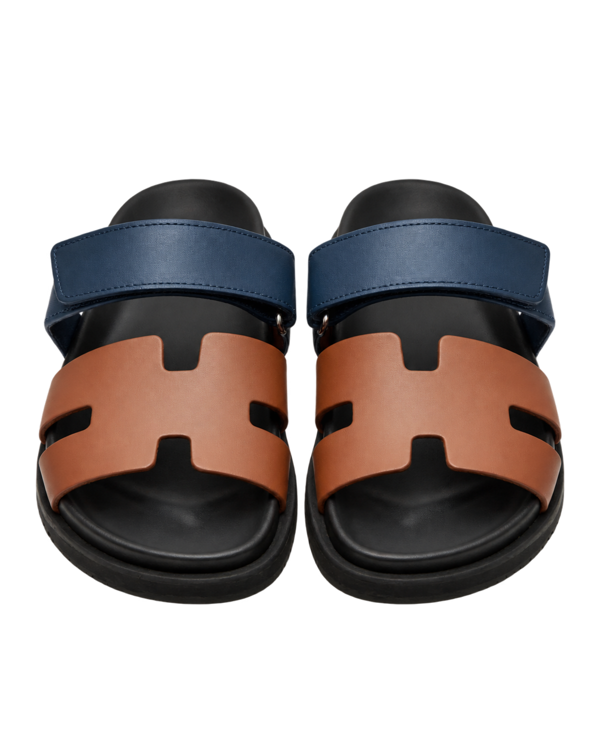 Chypre sandals in Navy &Natural