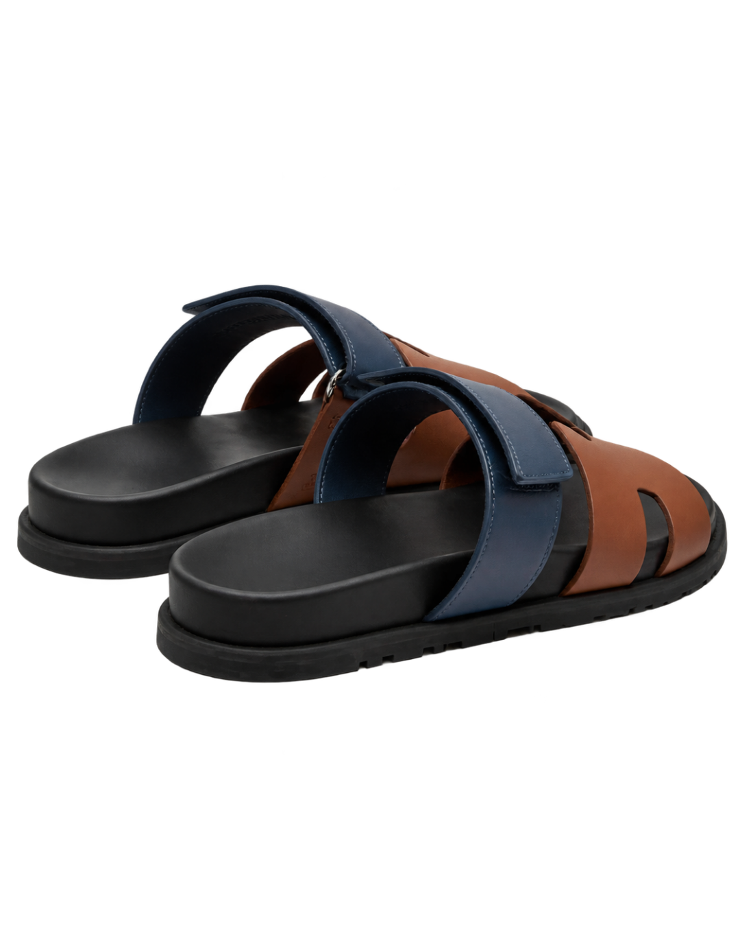 Chypre sandals in Navy &Natural