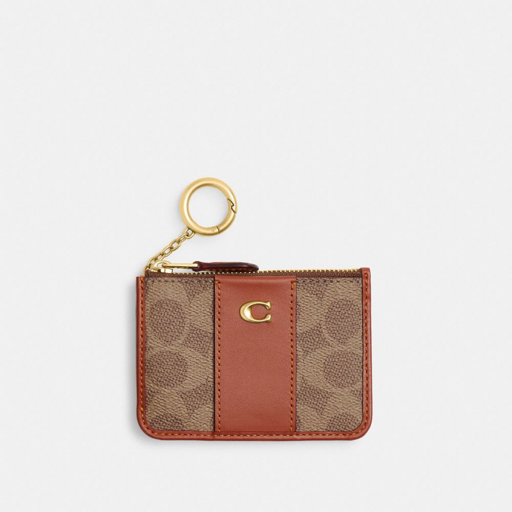 Essential Mini Id Card Case In Signature Canvas