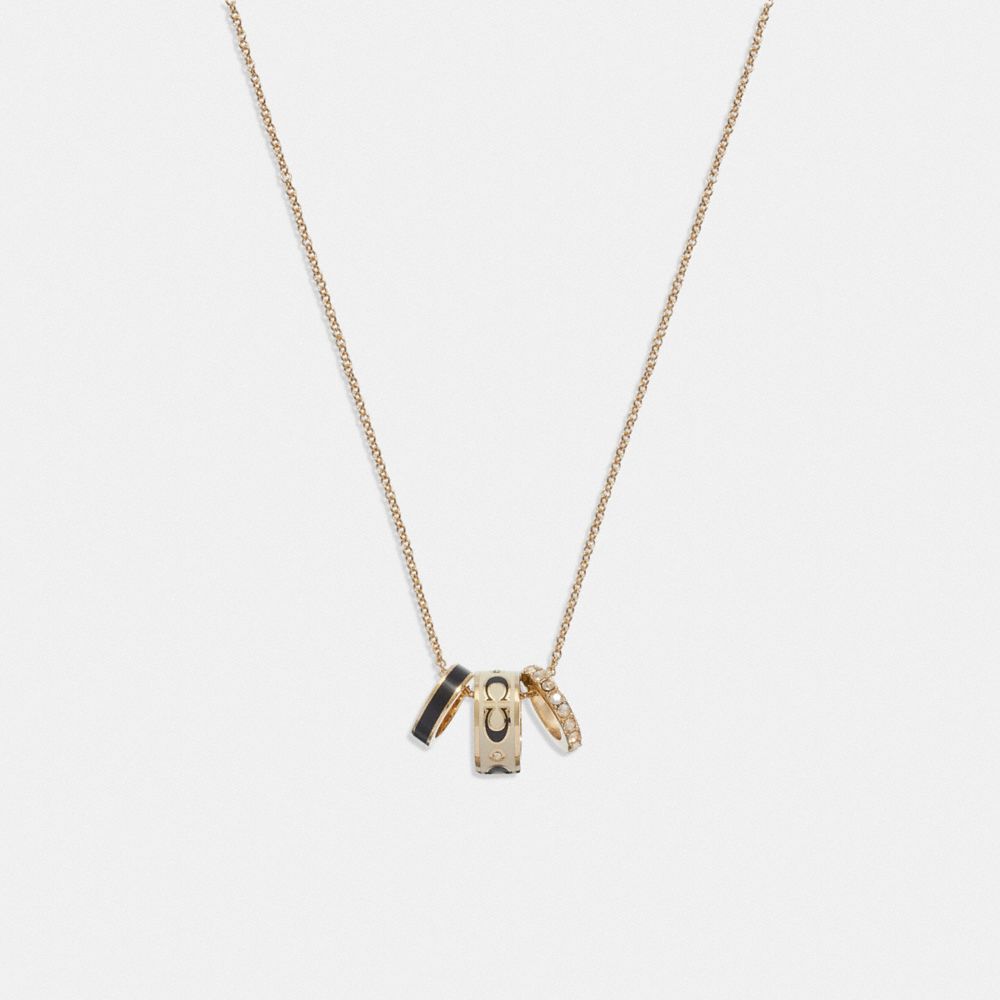 Signature Enamel Rondell Necklace