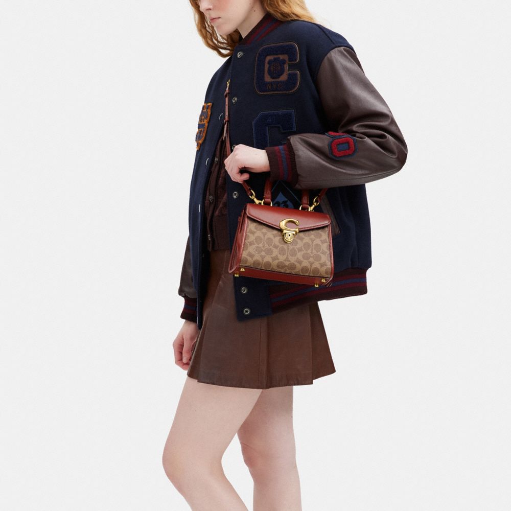 Sammy Top Handle Bag 21 In Signature Canvas