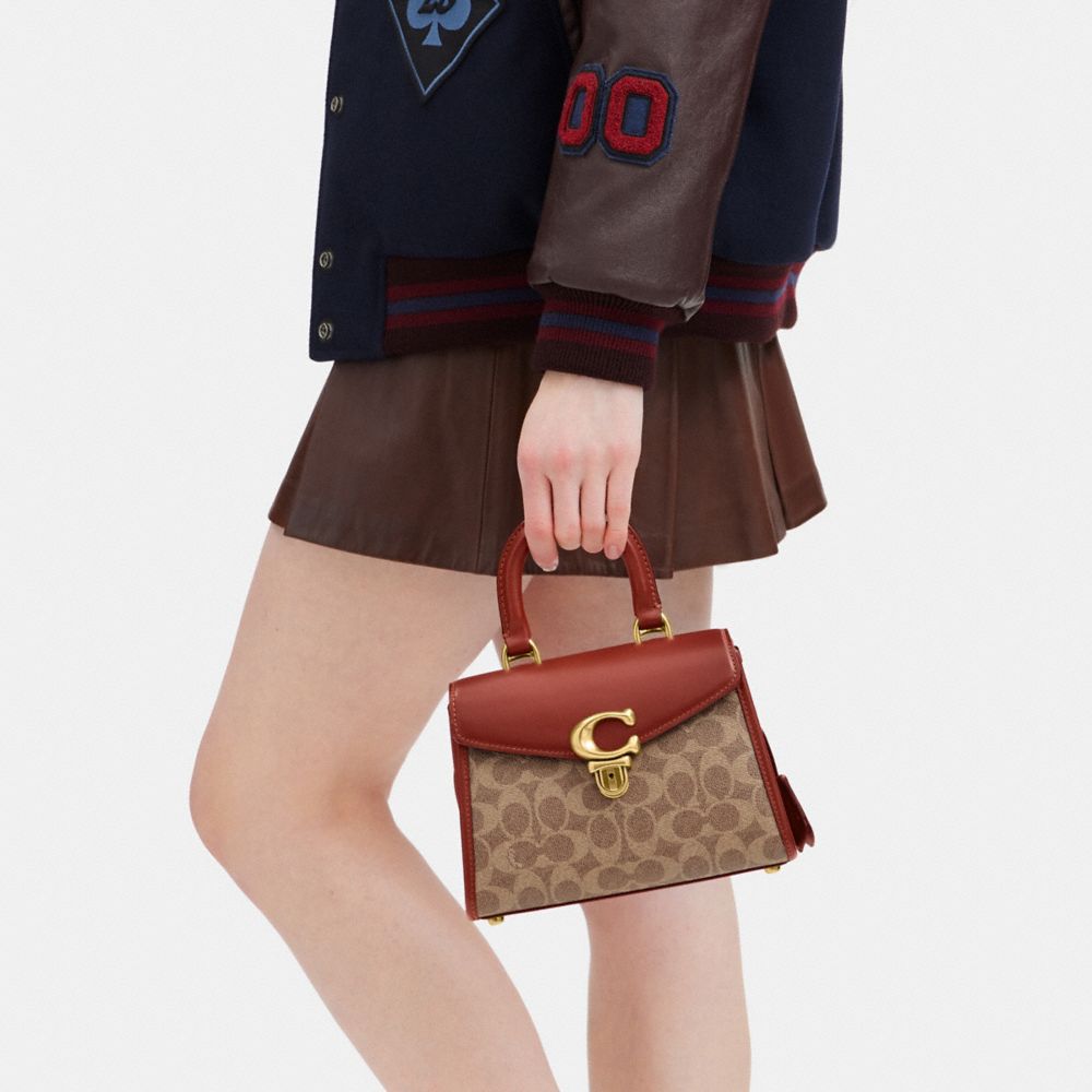 Sammy Top Handle Bag 21 In Signature Canvas