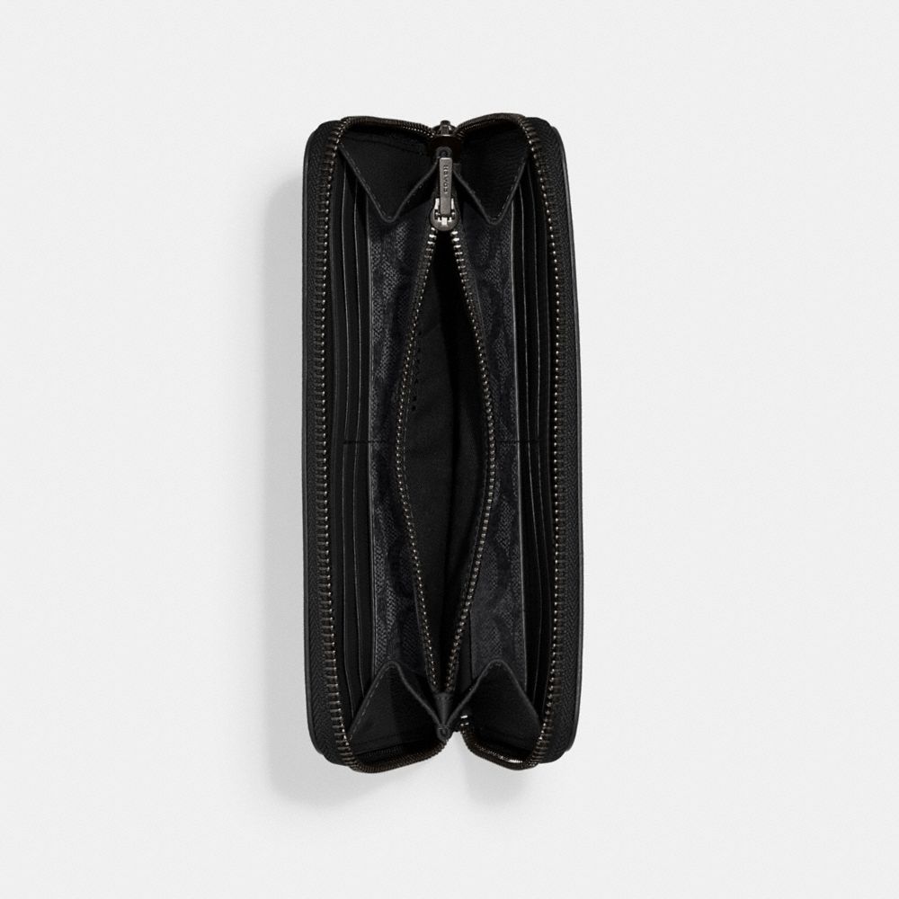 Accordion Wallet With Signature Canvas Interior