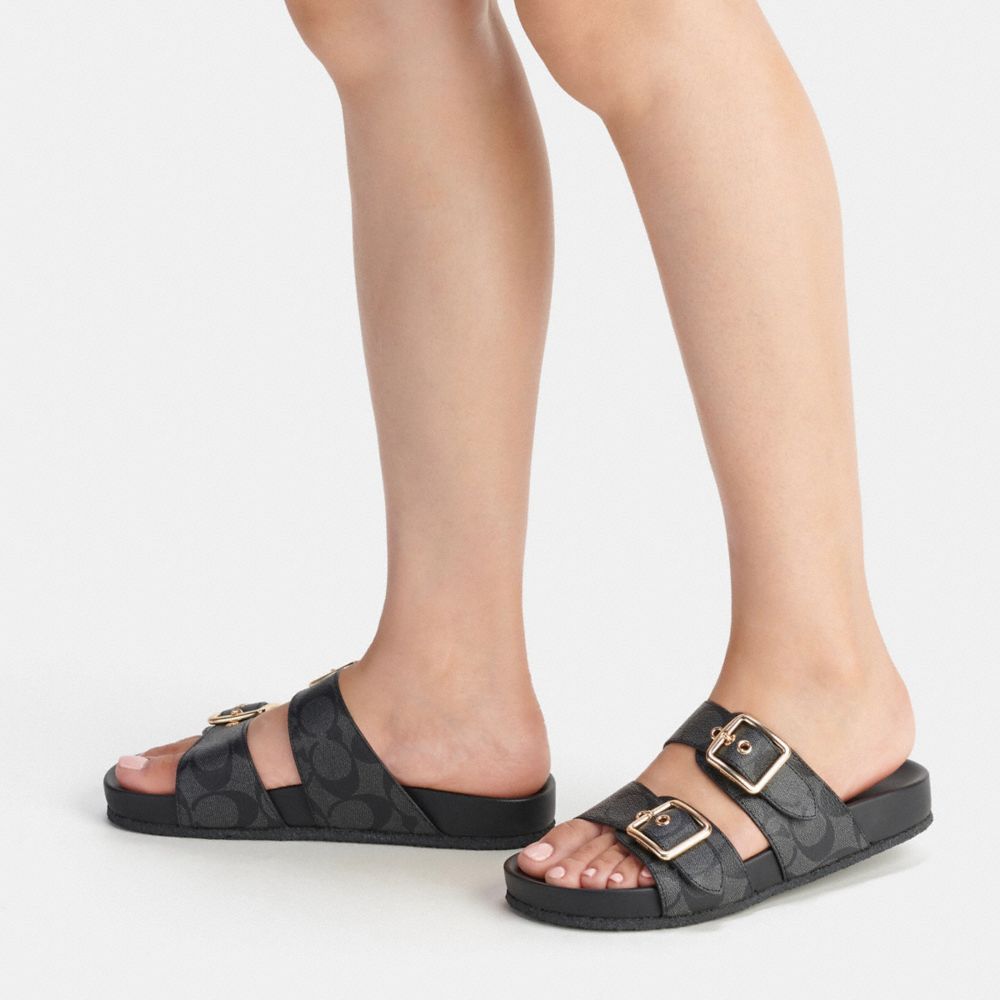 Allanah Sandal In Signature Canvas