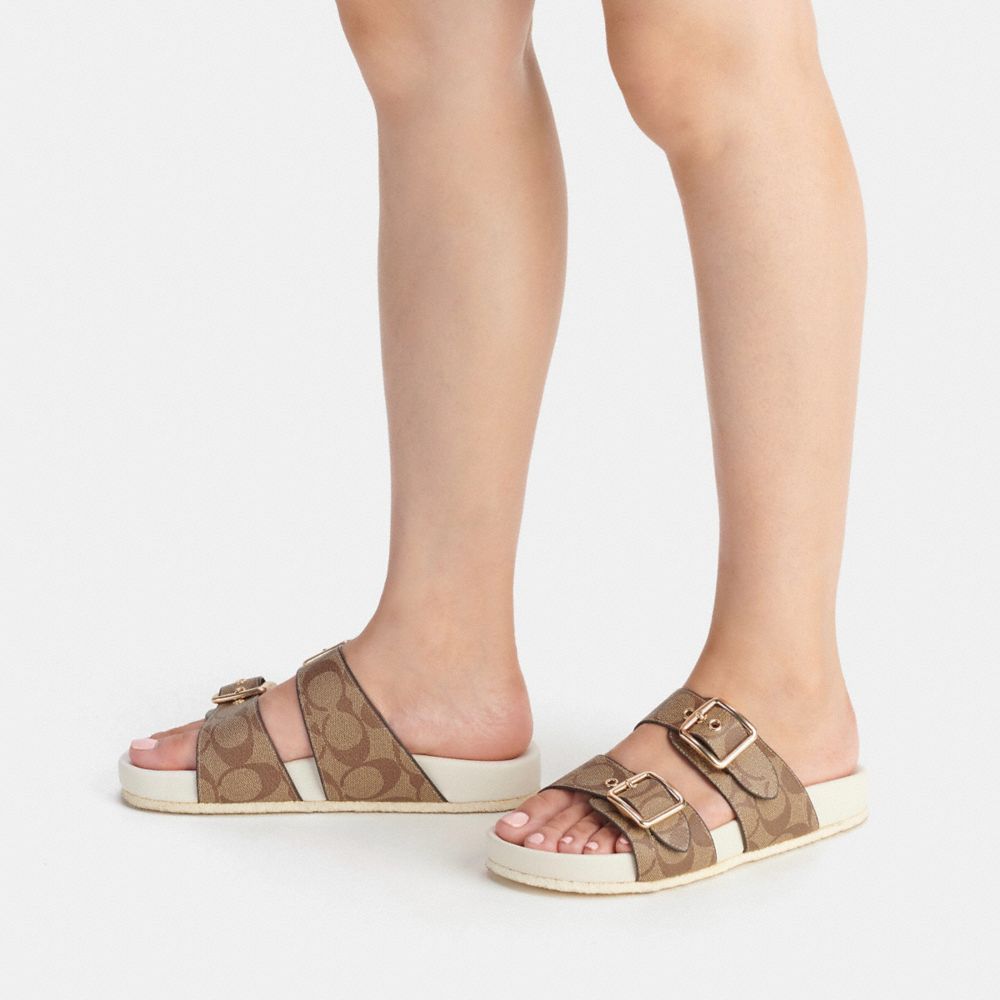 Allanah Sandal In Signature Canvas