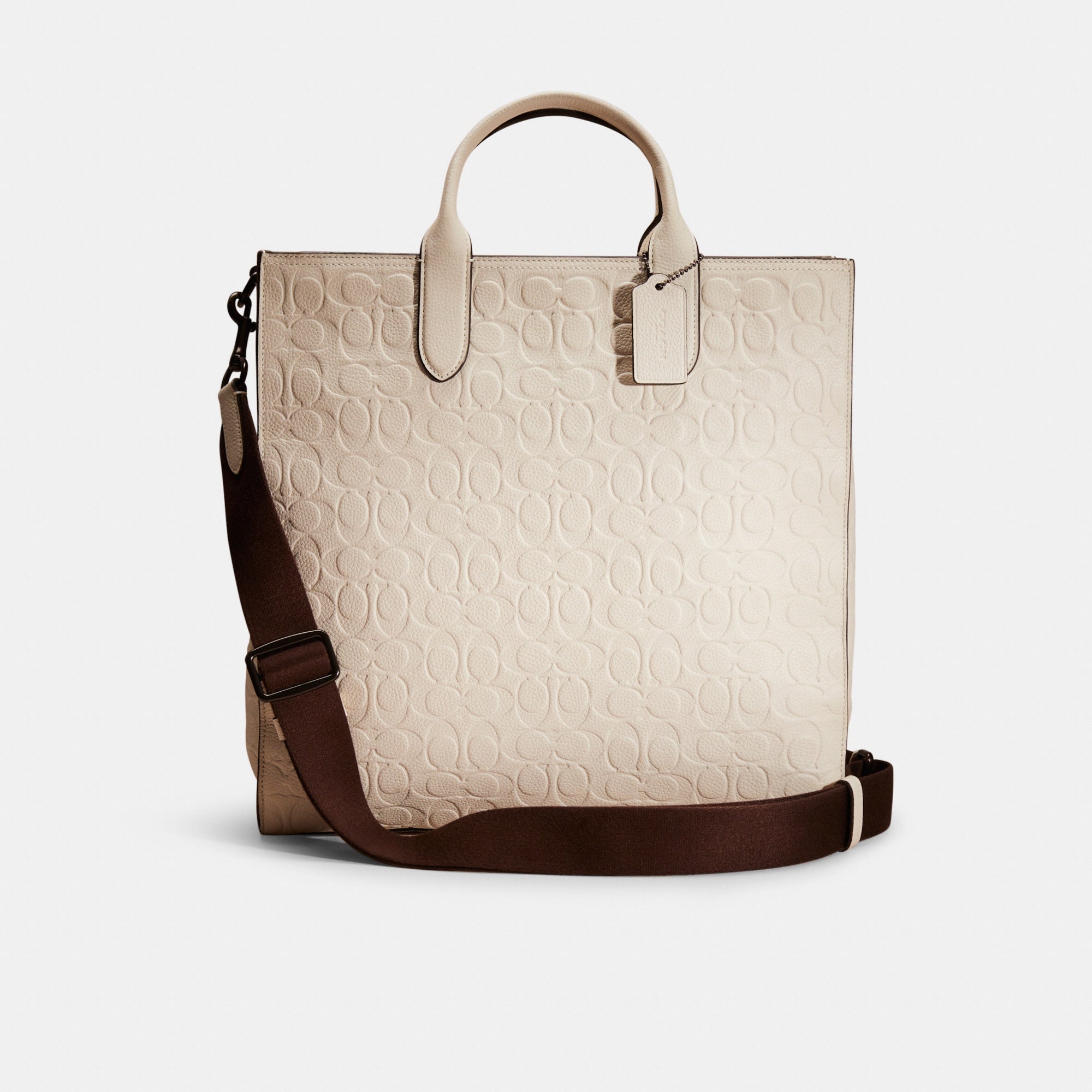 Restored Gotham Tall Tote In Signature Leather